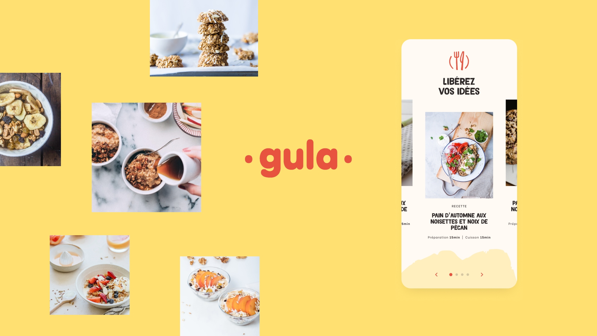 Gula splash screen with logo